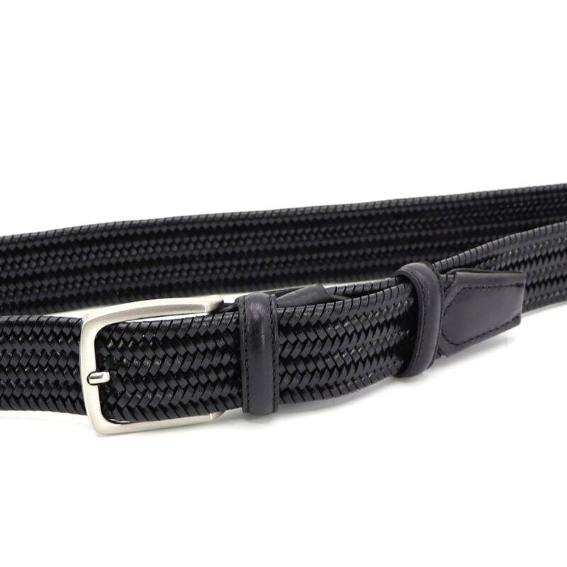 Make a Style Statement with R RONCATO Black Leather Belt - The Perfect Accessory for Any Outfit, 120cm