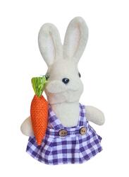 Fatio 20 cm Easter Bunny Simulation Cotton String Rabbits Ornament Crafts Decoration for Yard Sign Garden, Living Room, Bedroom