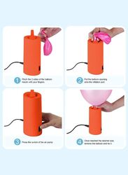 Electric Air Pump Balloon Inflators, Portable Balloon Arch Kit include Nozzle Balloon Knotter and Happy Birthday Balloon, Animal Balloon for Party Festival Decoration