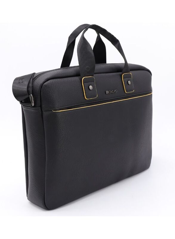 Classic and Timeless: Black Pure Leather Women's Handbag for Any Occasion