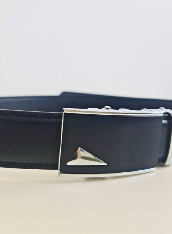 Men's Leather Belt, Adjustable Ratchet Belt Automatic Buckle