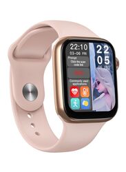 Modio MW07 Fashion Smart Watch With Full Display, Smart Split Screen & Long Battery Life, Support Calling, Full Screen, Heart Rate, Step Count, Sleep Alert (Pink)