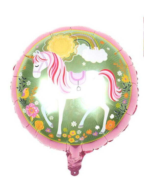 

Generic 1 pc 18 Inch Birthday Party Balloons Large Size Unicorn Double Sided Foil Balloon Adult & Kids Party Theme Decorations for Birthday, Anniversary, Baby