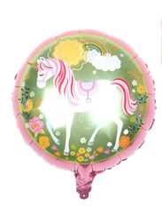 1 pc 18 Inch Birthday Party Balloons Large Size Unicorn Double Sided Foil Balloon Adult & Kids Party Theme Decorations for Birthday, Anniversary, Baby Shower