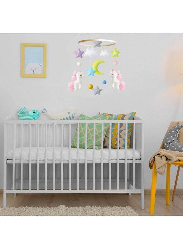 Baby Crib Nursery Mobile Wall Hanging Decor, Baby Bed Mobile for Infants Ceiling Mobile, Cute and Adorable Hanging Decorations, Unicorn