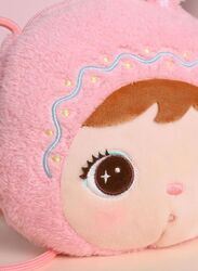 Cute Little Baby Plush Shoulder Bags/Wallets For Girls, Plush Shoulder Bags with Strap for Kids Coin Purses Cute Princess Handbags Kids, Accessories for Girls, Pink