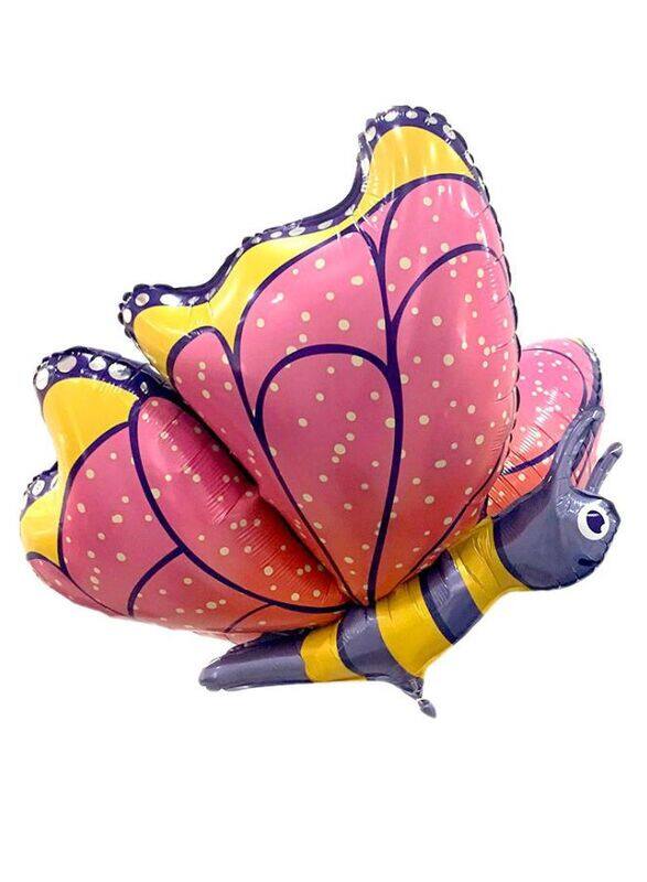 1 pc Birthday Party Balloons Large Size Butter Fly Foil Balloon Adult & Kids Party Theme Decorations for Birthday, Anniversary, Baby Shower