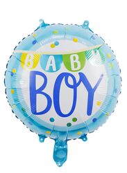 1 pc 18 Inch Baby Shower Balloons Large Size Baby Boy Foil Balloon Adult & Kids Party Theme Decorations for Birthday, Anniversary, Baby Shower