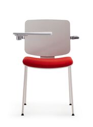 Training Chair With Writing Pad and Handrests for Schools, Collages, Office, with Steel Frame for Sturdy Comfortable Seating