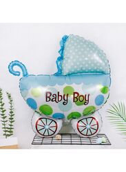 1 pc Birthday Party Balloons Large Size Baby Boy Crib Foil Balloon Adult & Kids Party Theme Decorations for Birthday, Anniversary, Baby Shower