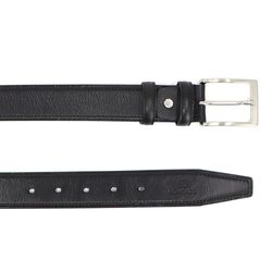 Upgrade your Acessory Game with a sleek Black Leather Belt, 115cm