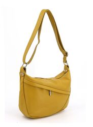 Striking and Modern Mustard Cow Leather Women's Handbag - A Timeless Collection that matches your style statement