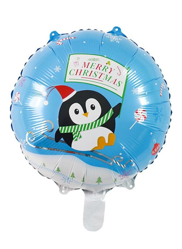 1 pc 18 Inch Christmas Party Balloons Large Size Merry Christmas Penguine Foil Balloon Adult & Kids Party Theme Decorations for Birthday, Anniversary, Baby Shower