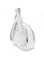 Gai Mattiolo Genuine Leather Bag - Size 38x32x12 - White Color