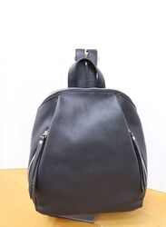 Gai Mattiolo Genuine Leather Bag - Size 38x32x13 - Black Color