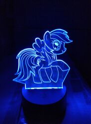 Multi-color Pony 3D LED Night Lamp, USB Desk Lamp, 16 Color with remote control Bedroom Table Lamp, Home Decor Light Gifts