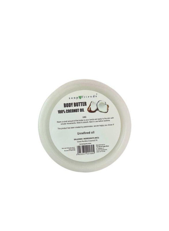 Soap&Friends 100% Pure Coconut Butter Body Butter - Hydrating Bliss, 200 ml