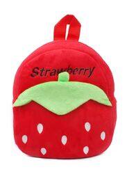 Mini Backpack Kids Cute School Shoulder Bag Toddler Plush Small Backpack Baby Schoolbag Preschool Bag Gift, Strawberry