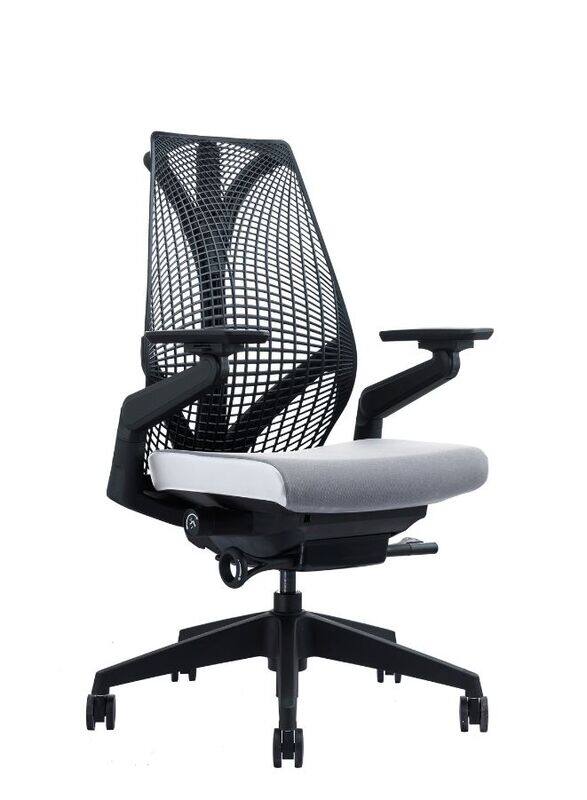 

Generic Office Furniture, Ergonomic Medium Back Office Chair Mesh Swivel Office Chair with Black Frame, Grey