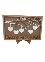 Unique Gifts for Mothers, Wooden Family Tree with Heart, The best gift ideas for birthdays, Mother's Day