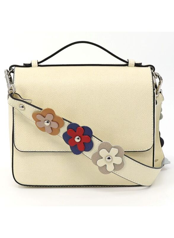 Stylish and Sophisticated Cream Leather Handbag for Women