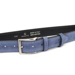 Upgrade Your Look with R RONCATO Jeans Suede Leather Belt - A Timeless Accessory for Every Occasion, 120cm