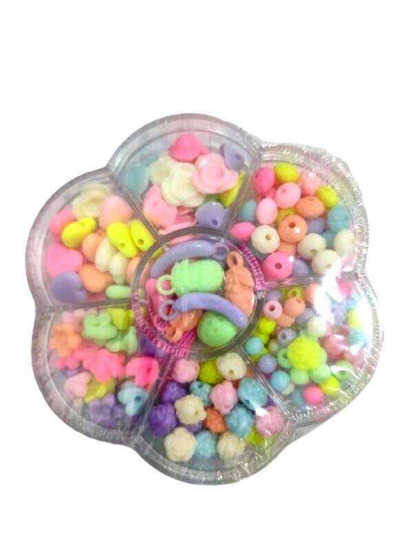 

Generic 250 pcs DIY Beads Set for Jewelry Making for Kids and Adults, Craft DIY Necklace, Bracelets, hair hoop and more Using Colorful Acrylic Crafting Beads