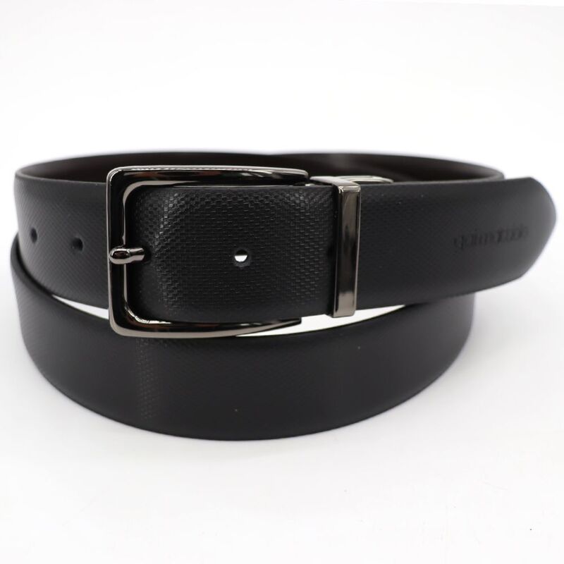 

Men's calf leather belt made in Italy, A Versatile Accessory for Any Occasion, Black, 115cm