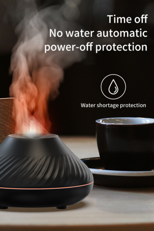 FlameGlow Aroma Diffuser: Serene Mist and Illuminating Ambiance for a Tranquil Space