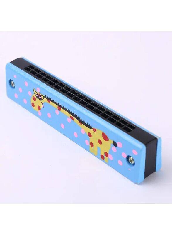 

Generic Kids Harmonica Wooden Children Harmonica Toys Colored Printed Diatonic Harmonica Mouth Organ Early Educational Musical Instruments, Design 3