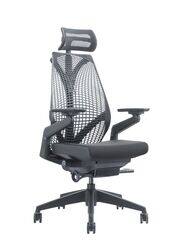 Modern Design High Back Mesh Swivel Manager Ergonomic Executive Office Chair, Grey