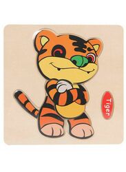 Wooden Puzzles for Kids Boys and Girls Animals Set Tiger