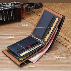 Premium Leather Wallet for Men - Stylish and Practical, Brown