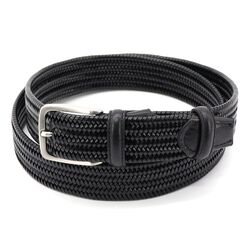 Make a Style Statement with R RONCATO Black Leather Belt - The Perfect Accessory for Any Outfit, 120cm