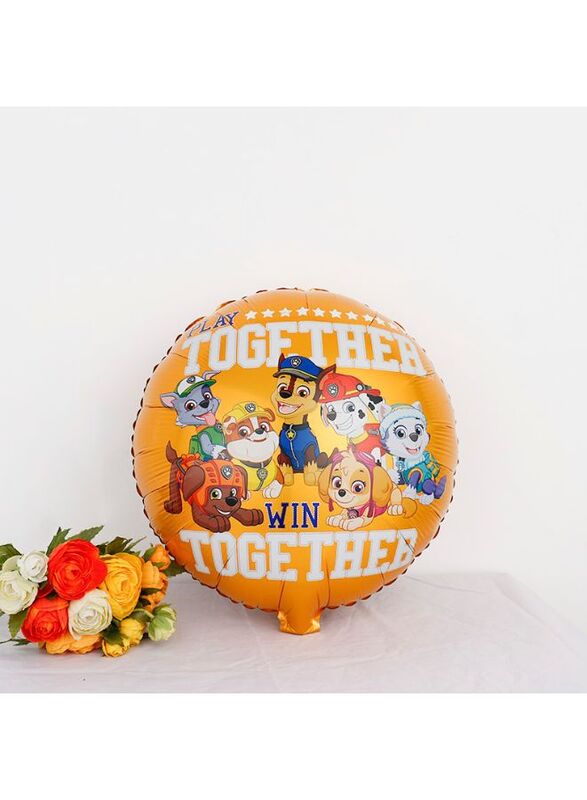 1 pc 18 Inch Birthday Party Balloons Large Size Paw Patrol Foil Balloon Adult & Kids Party Theme Decorations for Birthday, Anniversary, Baby Shower