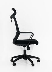 Black Frame Ergonomic Swivel Office Mesh Chair, Comfortable and Stylish for Office, Home and Shops