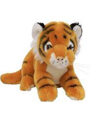 20cm Realistic Tiger Animal Plush Soft Stuffed Doll made from Eco-friendly Cotton Toy Bed Sofa Chair Decoration,Yellow