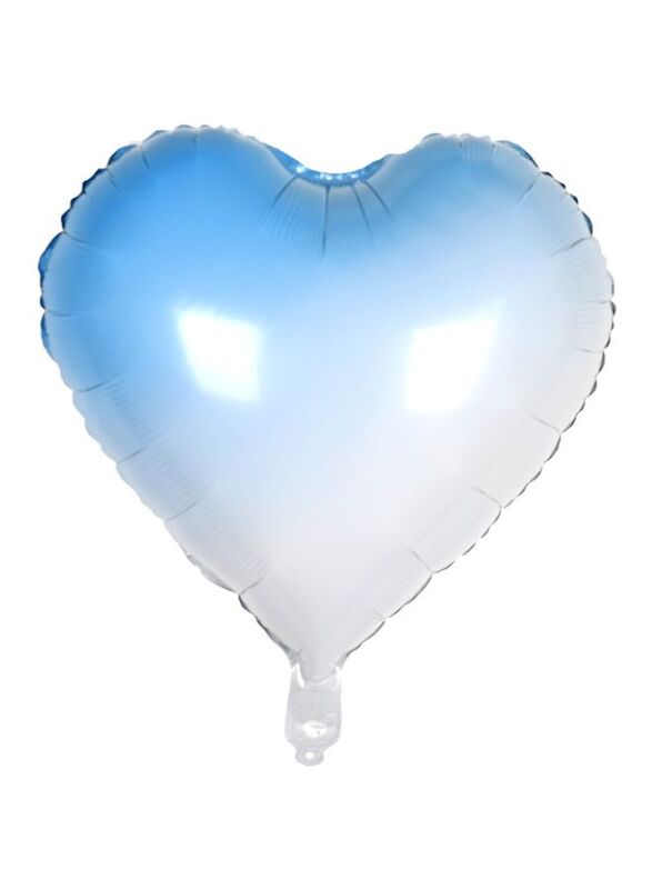 1 pc 18 Inch Birthday Party Balloons Large Size Blue Heart Foil Balloon Adult & Kids Party Theme Decorations for Birthday, Anniversary, Baby Shower