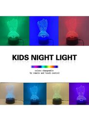 Multi-color Baby Groot 3D LED Night Lamp, USB Desk Lamp, 16 Color with remote control Bedroom Table Lamp, Home Decor Light Gifts