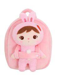 Doll Backpack Plush Toys for Kids Cute Stuffed Animals for Child Kindergarten School Shoulder Bag(Rabbit)