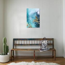 Elegant Abstract Wall Decor Wooden frame:(2.7cm thick, Pine) ,pure cotton canvas,100% hand-painted, For Home and Office Decor