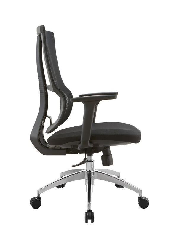 Modern Mesh Medium Back Office Chair with Adjustable Armrests for Office and Home