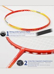 Whizz S520 Badminton Racket Set for Family Game, School Sports, Lightweight with Full Cover for Indoor and Outdoor Play, Intermediate, Senior Level, Blue