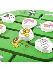 Wooden Number Maze with Sliders Preschool Educational Toy Learning Toys for 3 Year's, Kids Puzzles Game for Kids, Animal Maze
