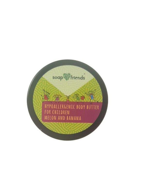 

50ml Soap&Friends Shea Body Butter for Gentle Care of Delicate Kids' Skin, Melon and Banana