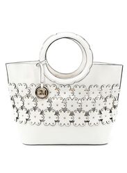 Opalescent White Color Women's Leather Handbag - Game up your fashion with this Leather Bag