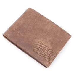 R. Roncato Men's Leather Wallet, Light Brown