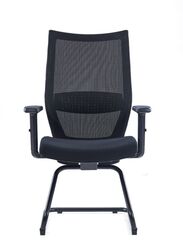 High Back Cantilever Conference Chair with Lumbar Support, Reclining High Back with Breathable Mesh with Armrest,Comfortable Computer Chair,Home Office Desk Chairs