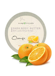 Soap&Friends Orange 80% Shea Butter Moisturizer with Avocado Oil - 200 ml