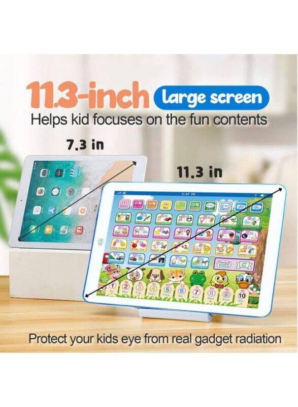 Educational Kids Pad for Ages 3+: Learn Numbers, Letters, Words, Music , Interactive Games for Spelling, Math , Safe & Durable Toy with Rounded CornersA